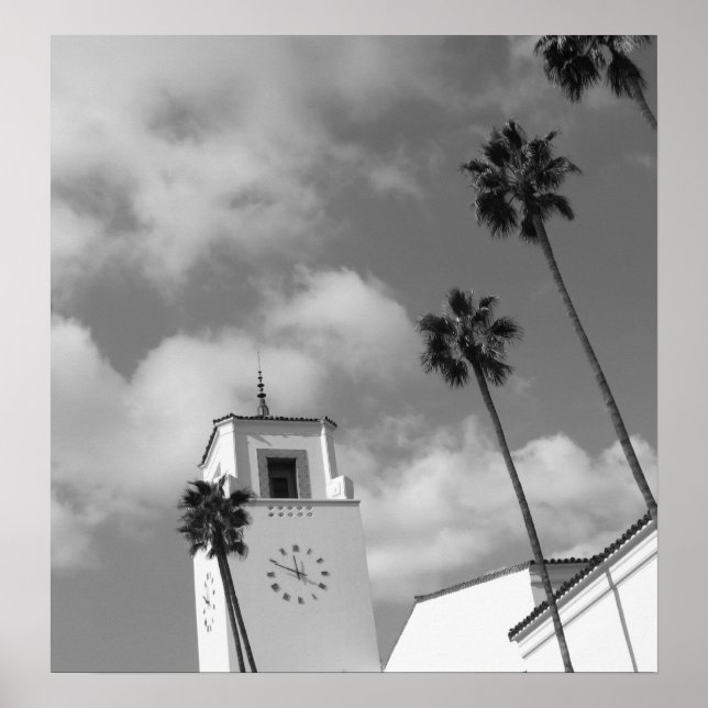 Handflatan Träd i Los Angeles Poster (Framsidan)