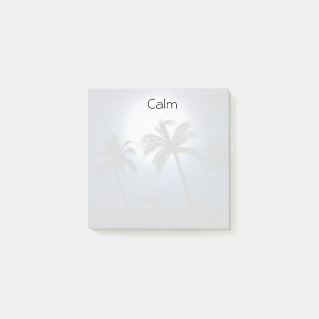 Handflatan träd i månljuset post-it block (Framsida)