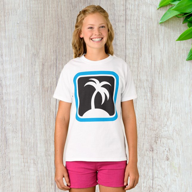 Handflatan Träd ikon T Shirt (Skapare uppladdad)