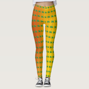 Handflatan Träd Kvinnors förbund Leggings