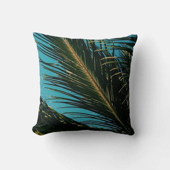 Handflatan Träd Löv Dekorativ kudde/Cushion Kudde (Framsida)