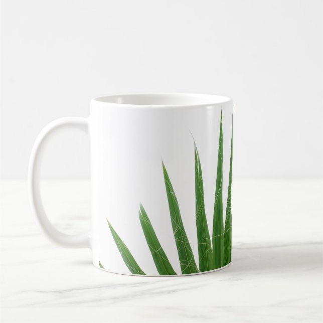 Handflatan träd löv kaffemugg (Vänster)