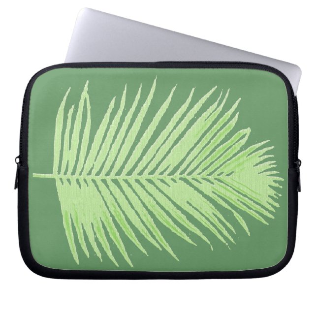 handflatan träd löv laptop sleeve (Framsidan)