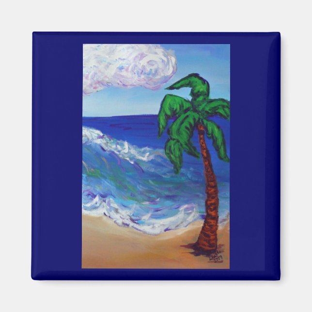 Handflatan Träd Magnet (Framsidan)