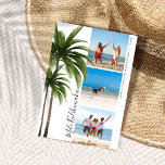 Handflatan Träd Mele Kalikimaka jul Photo Collage Julkort<br><div class="desc">Skicka tropisk semesterhälsning till familj och vänner - Hawaiian stil med de här enkla helgdagskorten för att samla bilder från julklappar. Tre av dina favoritfotografier på en klassisk vit bakgrund,  två tropiska handflatan träd,  den hawaiiska julen hälsning "Mele Kalikimaka" i elegantens kalligrafi,  manustypografi,  ditt namn och året.</div>