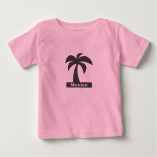 Handflatan Träd (Mexiko Vacation) - Baby Bra Jerse T Shirt