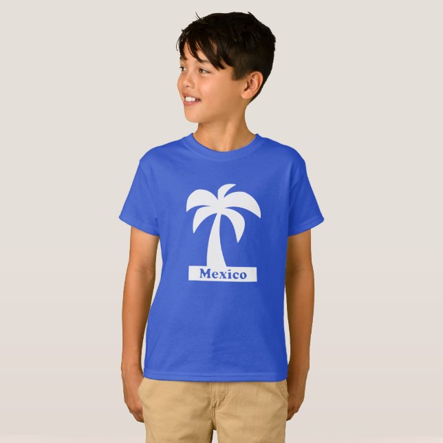 Handflatan Träd (Mexiko Vacation) - Barnhanes TAGL T Shirt (Hel framsida)