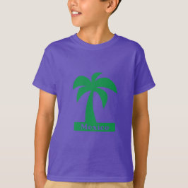 Handflatan Träd (Mexiko Vacation) - Barns grundläg T Shirt