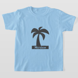 Handflatan Träd (Mexiko Vacation) - Barns grundläg T Shirt