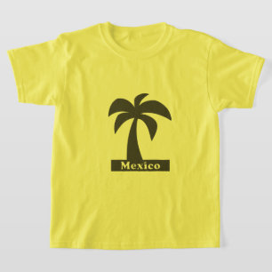 Handflatan Träd (Mexiko Vacation) - Barns grundläg T Shirt