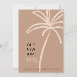 Handflatan Träd - minimalistisk ny Flytta i hemmet Meddelande