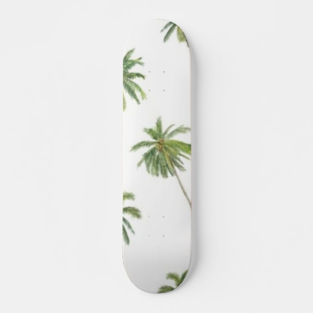 Handflatan träd mönster mini skateboard bräda 18,5 cm (Framsida)