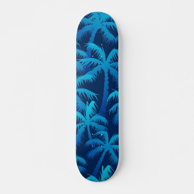 Handflatan träd mönster mini skateboard bräda 18,5 cm (Framsida)