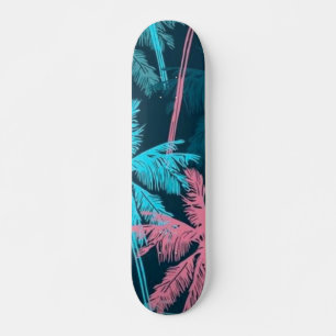 Handflatan träd mönster mini skateboard bräda 18,5 cm