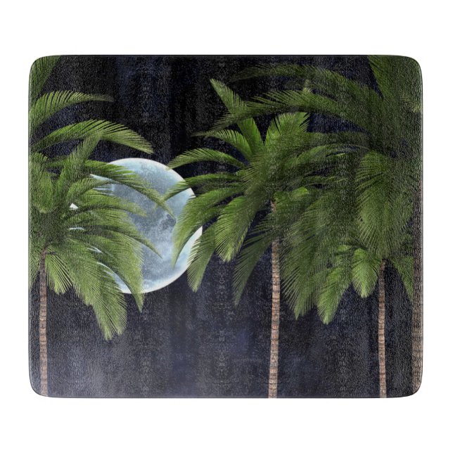 Handflatan Träd mot Måne (Framsidan)