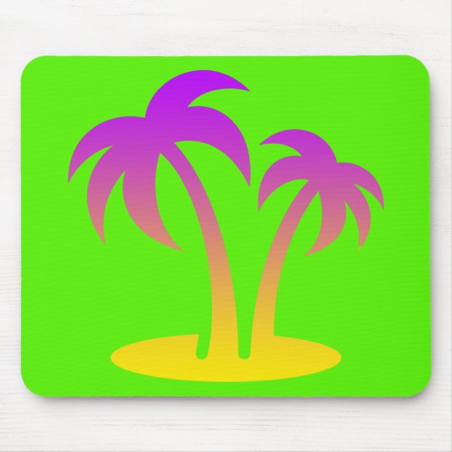 Handflatan Träd Mousepad Musmatta (Framsidan)