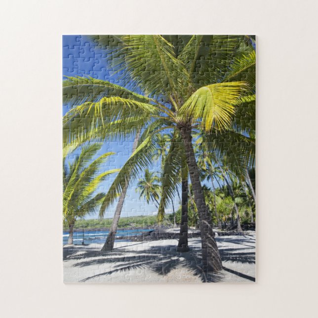 Handflatan träd, nationalparken Pu'uhonua Pussel (Vertikal)