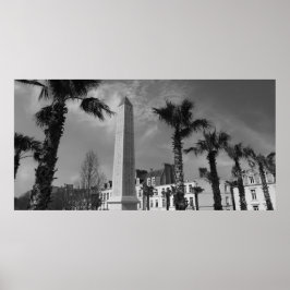 Handflatan Träd och Obelisk, Boulogne-sur-Mer, Fra Poster