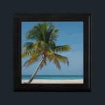 Handflatan träd och vit sandstrand 2 smyckeskrin<br><div class="desc">Cindy Miller Hopkins / DanitaDelimont.com| Centralamerika,  Belize| Belize. Goff Caye,  en populär Barrier Reef-ö från Belize. Handflatan träd och vit sandstrand.</div>