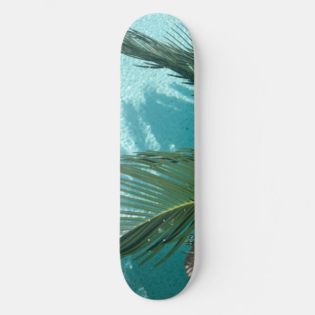 handflatan träd över vatten mini skateboard bräda 18,5 cm (Framsida)