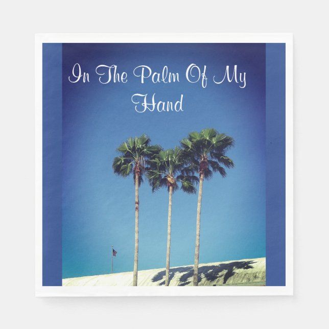 Handflatan Träd Pappersservett (Framsidan)