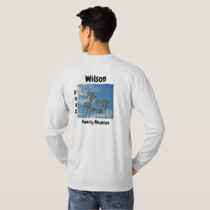 Handflatan Träd Paradise Family Reunion Keepsaké T Shirt