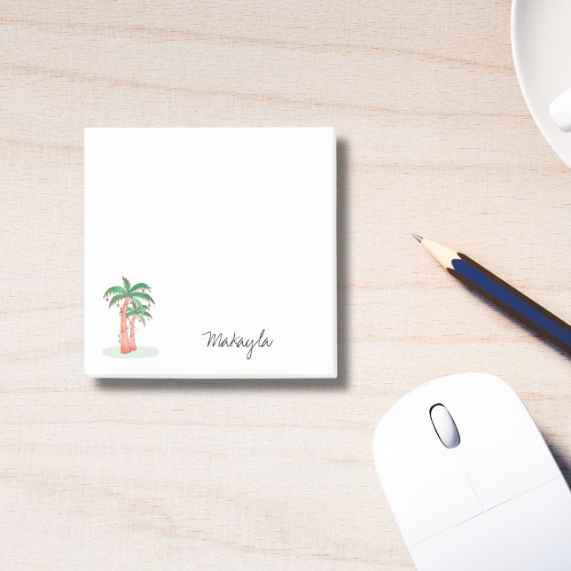 Handflatan Träd Personlig Post-it Block (Skapare uppladdad)