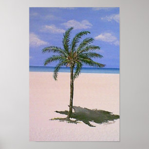Handflatan Träd Poster