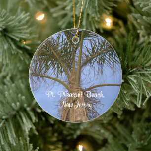 Handflatan Träd Pt. NJ Ornament CUSTOMIZE Date