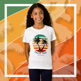 Handflatan Träd Sunset T Shirt