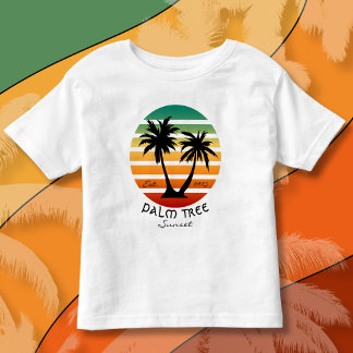 Handflatan Träd Sunset T Shirt