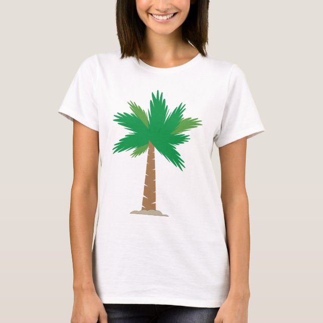 Handflatan Träd T Shirt (Framsida)