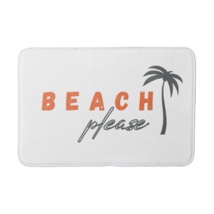 handflatan träd, tack. Bath Mat modern Badrumsmatta