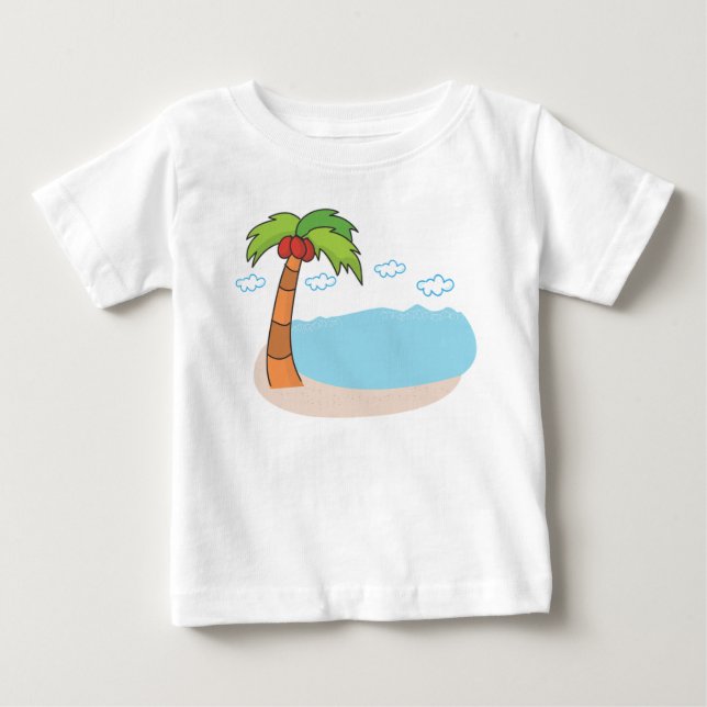 Handflatan Träd Tee (Framsida)