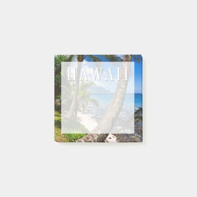 Handflatan Träd vid Hideaways-busken Post-it Block (Framsida)