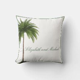 Handflatan Träd Vintage Tropical Elegant par Kudde