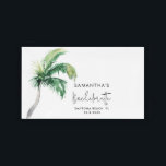Handflatan Träd Watercolor Personlig Bachelorette Bricka<br><div class="desc">Fira den sista branden före ring i tropiska stil med vår personlig bachelorette Party Acrylic Tray med en chic handflatan träd-design! Denna eleganta och sassande akryliska bricka tillför festligheterna en aning paradiset, skapar varje minnesvärd stund. Anpassa den med bridens namn eller ett speciellt meddelande om du vill skapa en unik...</div>