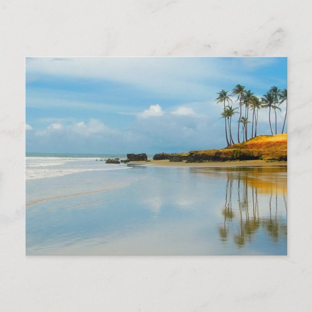 Handflatan Tropical Beach Coastal Destiny's Destin Vykort (Framsida)