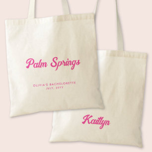 Handflatan Vår Bachelorette Party Personlig Tote Tygkasse
