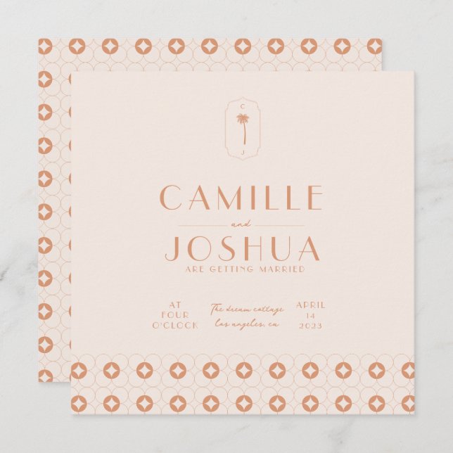 Handflatan, vår, bröllop (Fram/baksida)