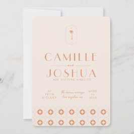 Handflatan, vår, bröllop inbjudningar