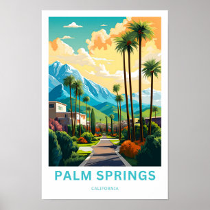 Handflatan Vår California Travel Print Poster