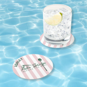 Handflatan Vår före Bachelorette ring Underlägg Papper Rund