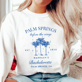 Handflatan Vår före Ringar Blue Bachelorette T Shirt