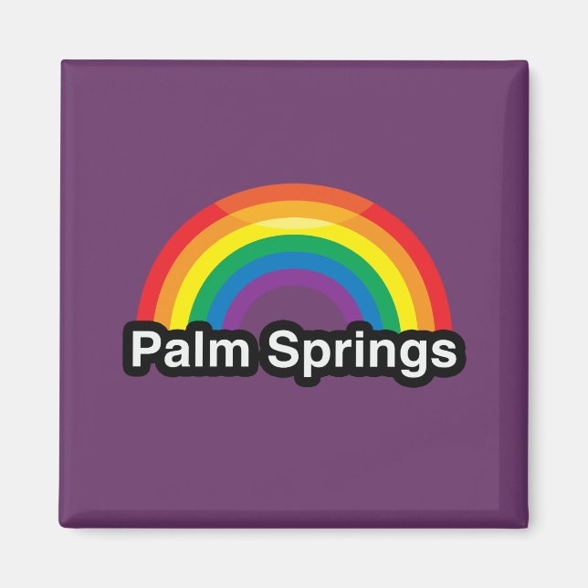 HANDFLATAN VÅR HBT-PRIDE RAINBOW MAGNET (Framsidan)