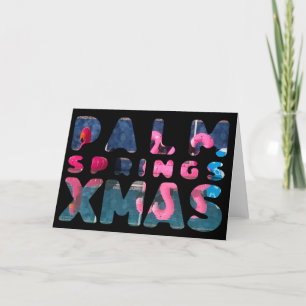 Handflatan Vår Julafton Flamingo Card Helgkort