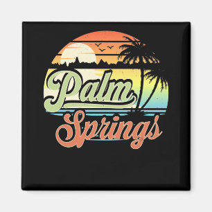 Handflatan Vår Kalifornien Beach Vacation Sunset Magnet