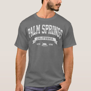 Handflatan Vår Kalifornien CA Distress Vintage Tee