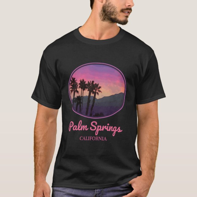 Handflatan Vår Kalifornien Stil T Shirt (Framsida)