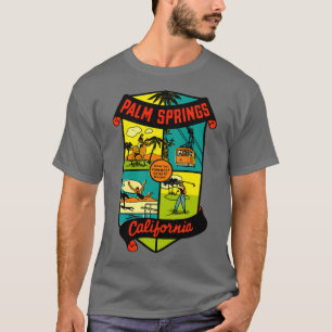 Handflatan Vår Kalifornien Vintage resor T Shirt